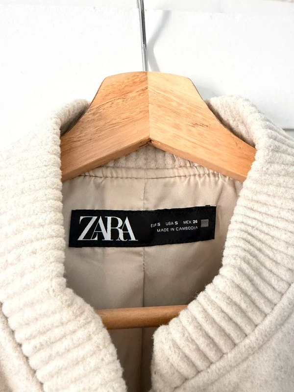 Close up of jeans fabric