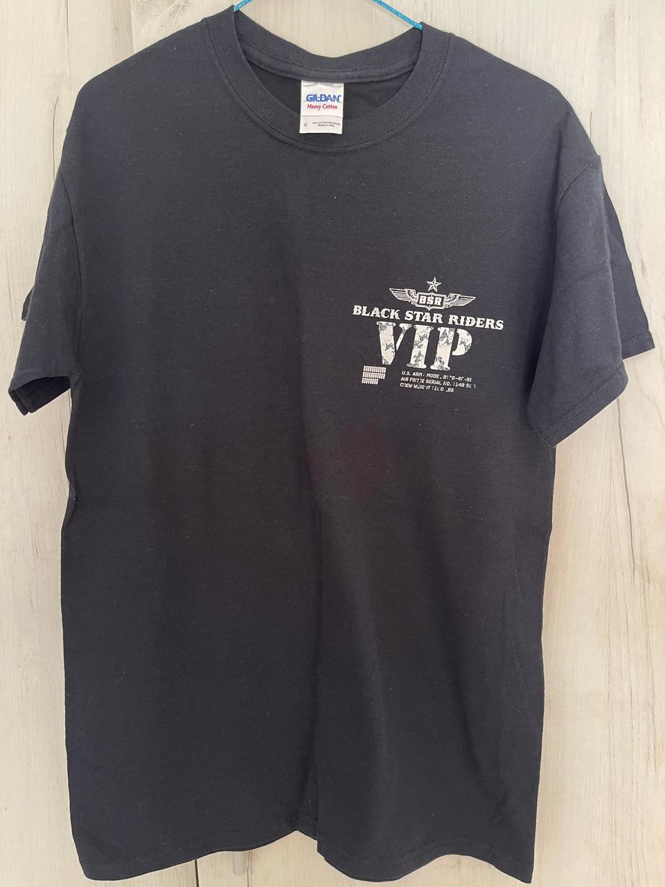 Tee black star rider